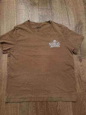 Samuel Adams Boston Lager Graphic T-Shirt Brown